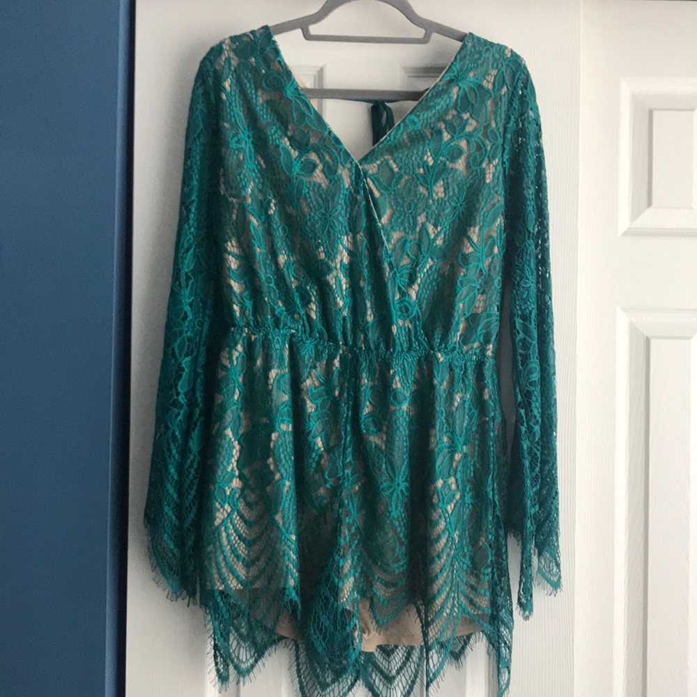 Jewel tone romper